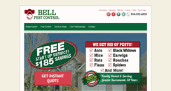 Desktop Screenshot of bellpest.com